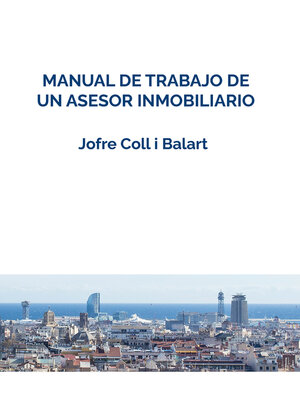 cover image of Manual de trabajo de un asesor inmobiliario